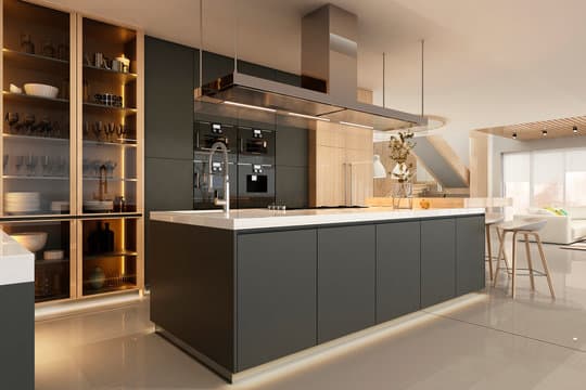Modern Modular Kitchen & Pantry