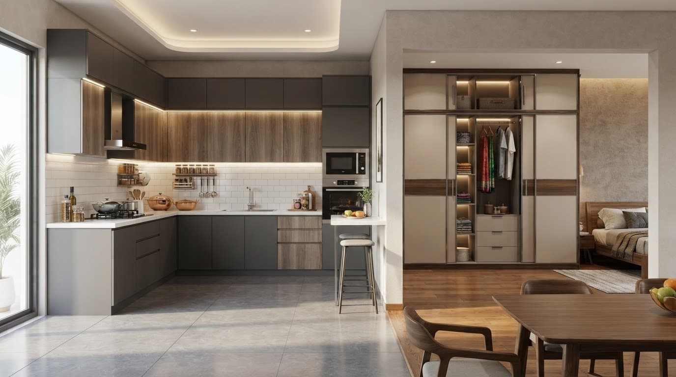 Modular Kitchens & Wardrobes